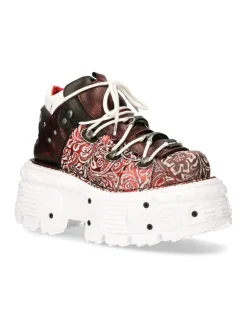 ANKLE BOOT IMPERFECT WITH LACES M-TANK106B-C3