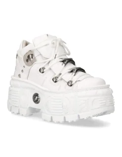 ANKLE BOOT TANK WITH LACES M-WALL106N-S1