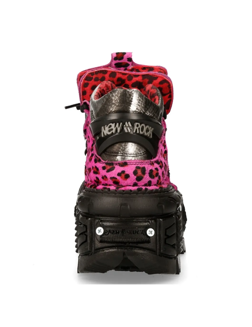 ANKLE BOOT ANIMAL PRINT IMPERFECT TANK WITH LACES M-MET011-C8