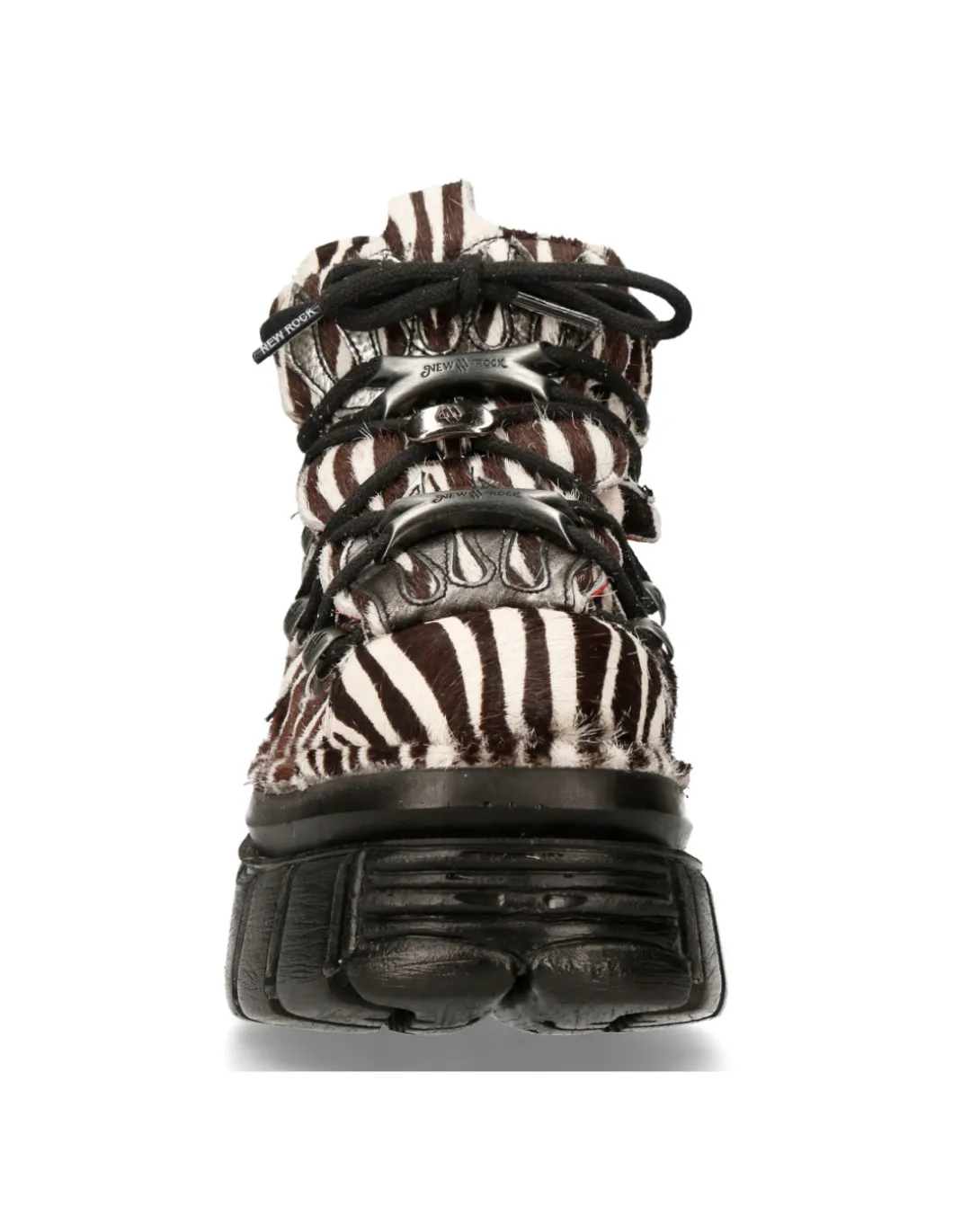 ANKLE BOOT ANIMAL PRINT TOWER WITH LACES M-MET011-C9