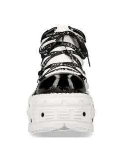 ANKLE BOOT BLACK IMPERFECT WITH LACES M-TANK106NLACE-C6