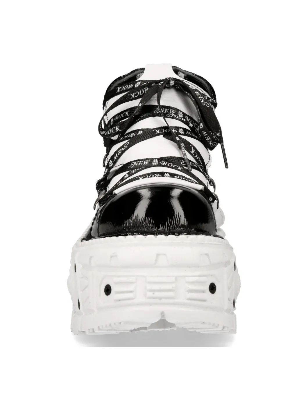 ANKLE BOOT BLACK IMPERFECT WITH LACES M-TANK106NLACE-C6