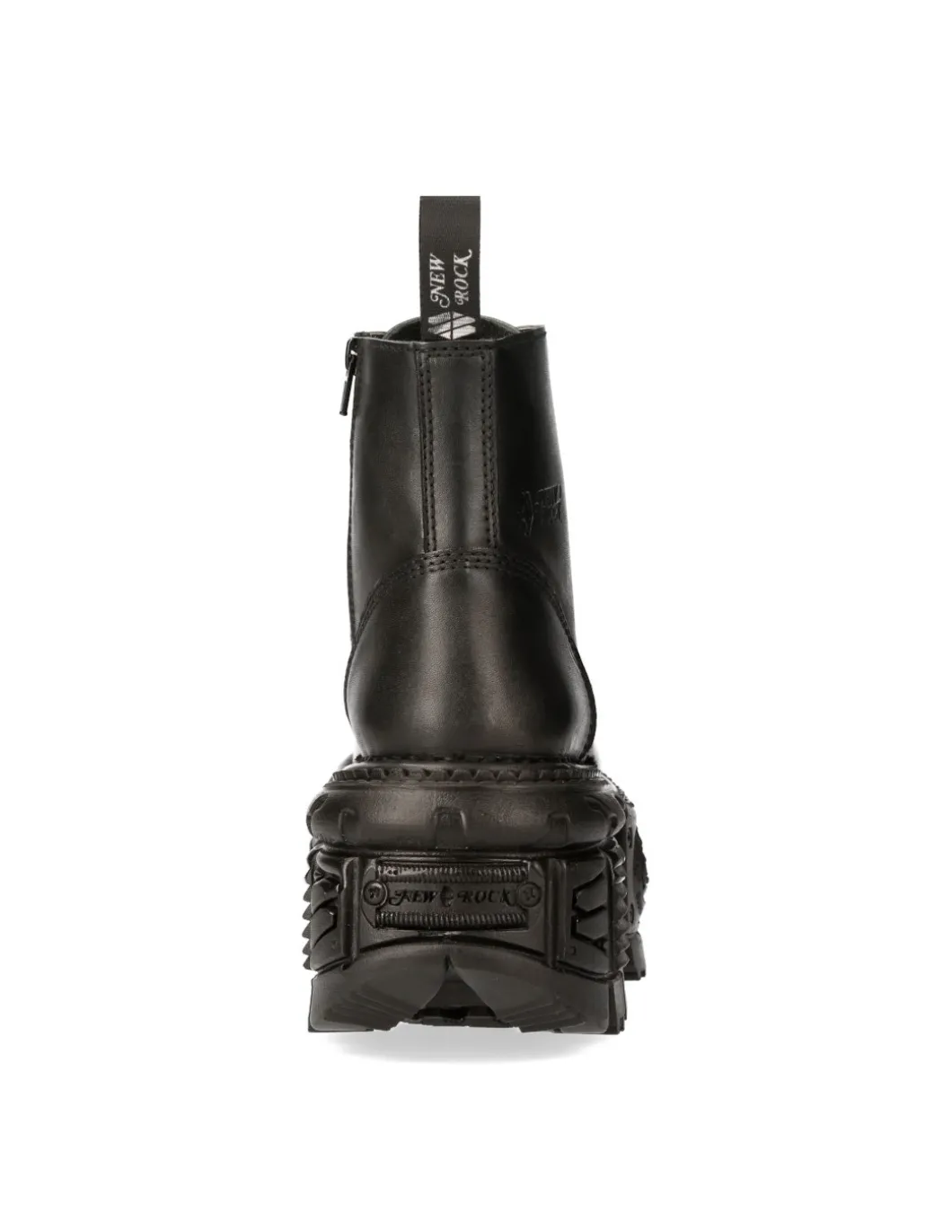 ANKLE BOOT BLACK IMPERFECT WITH LACES M-MILI215-C3