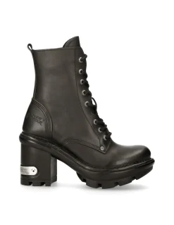 ANKLE BOOT BLACK NEOTYRE WITH LACES M-NEOTYRE07X-S1