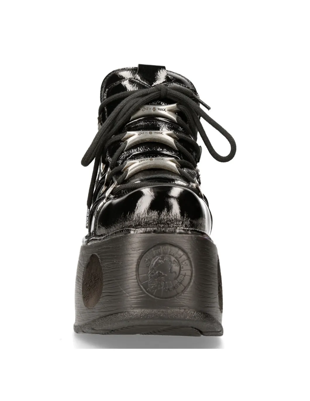 ANKLE BOOT BLACK NEPTUNO WITH LACES M-TANK006C-C8