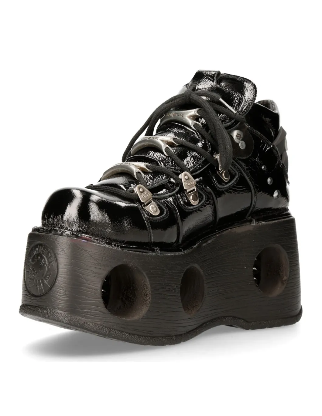 ANKLE BOOT BLACK NEPTUNO WITH LACES M-TANK006C-C8