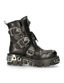 ANKLE BOOT BLACK REACTOR M-407-S1