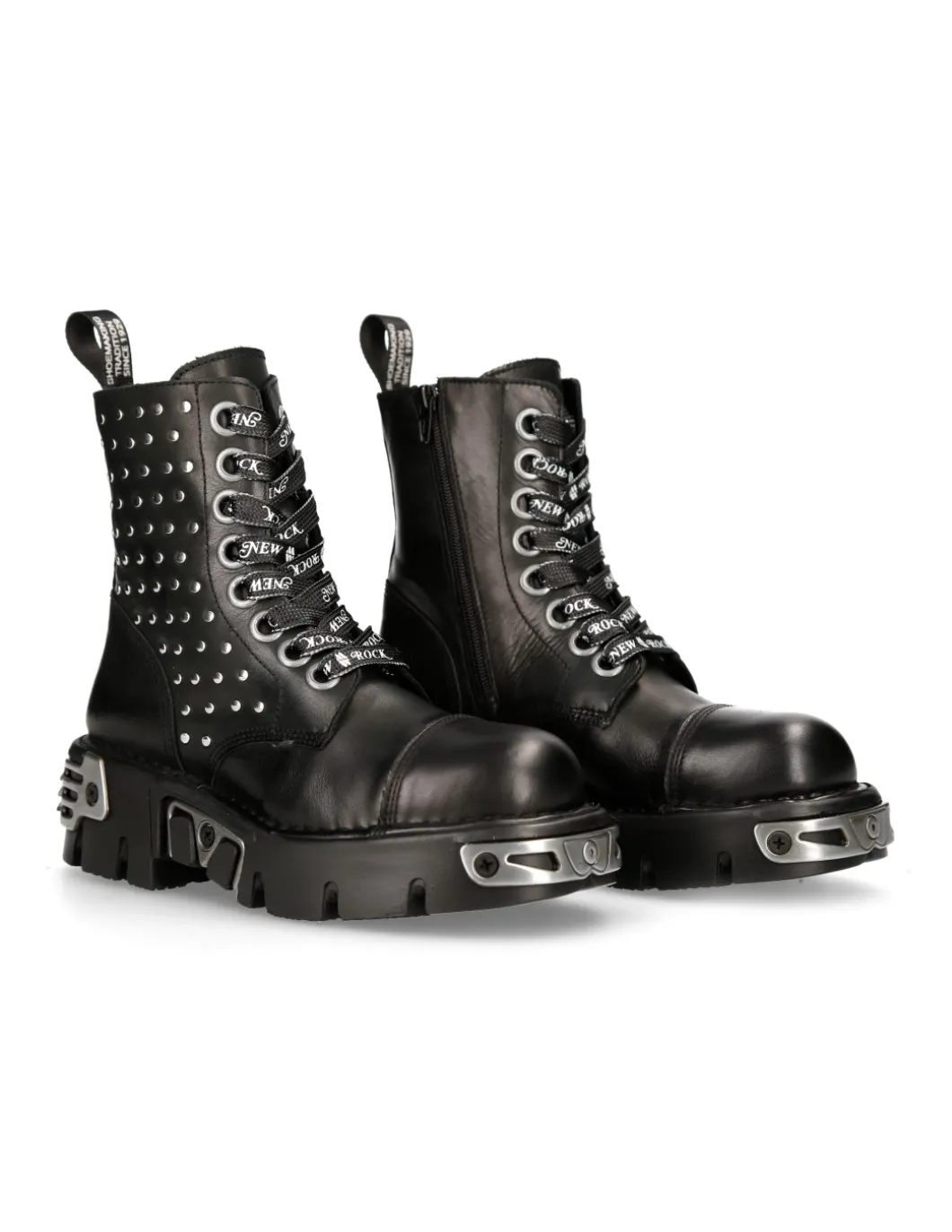 ANKLE BOOT BLACK REACTOR WITH LACES M-MILI247-C1