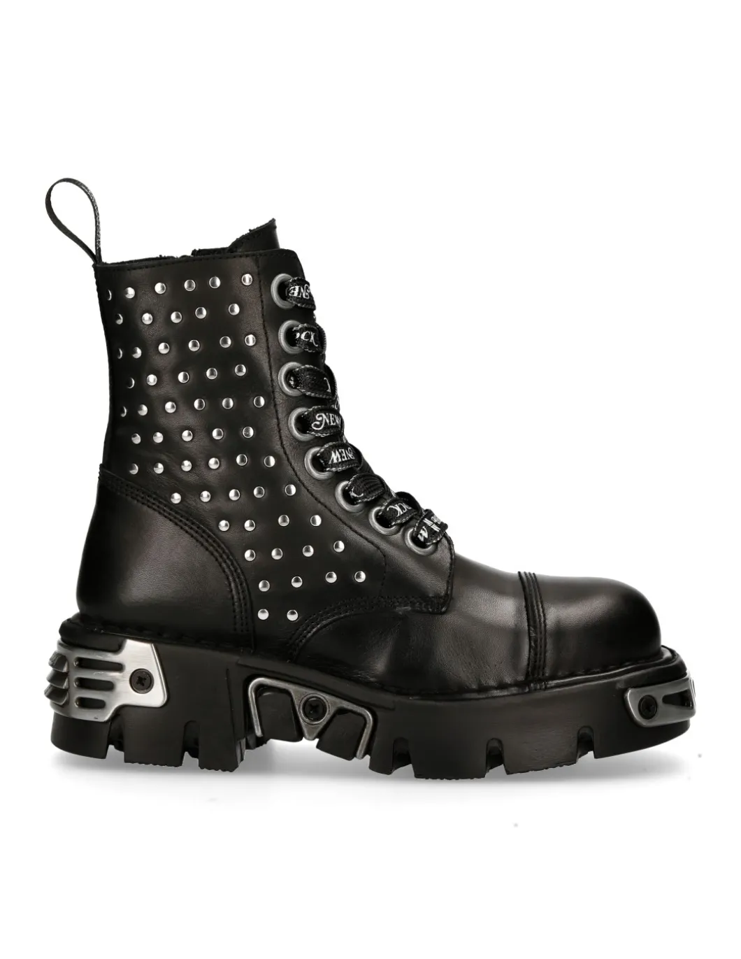 ANKLE BOOT BLACK REACTOR WITH LACES M-MILI247-C1