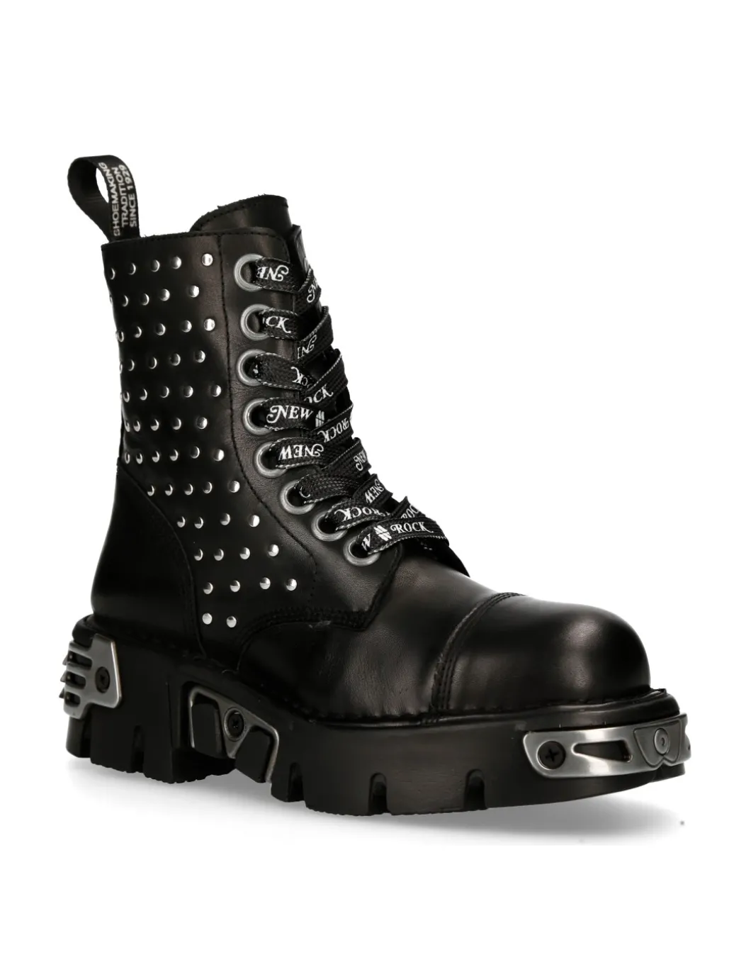 ANKLE BOOT BLACK REACTOR WITH LACES M-MILI247-C1