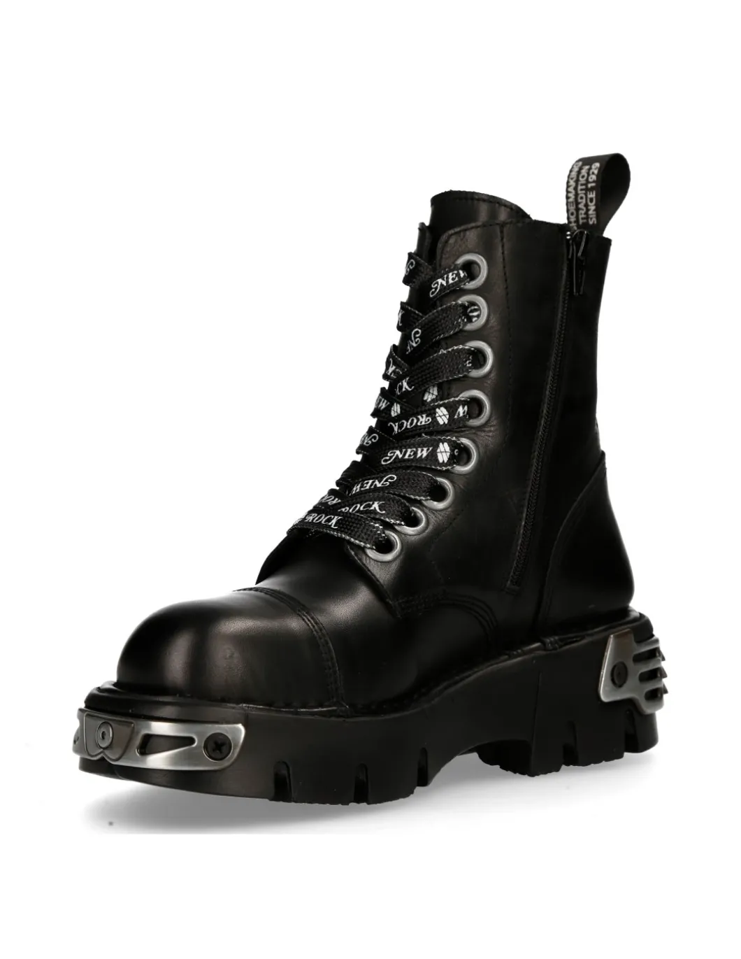 ANKLE BOOT BLACK REACTOR WITH LACES M-MILI247-C1