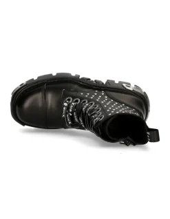 ANKLE BOOT BLACK REACTOR WITH LACES M-MILI247-C1