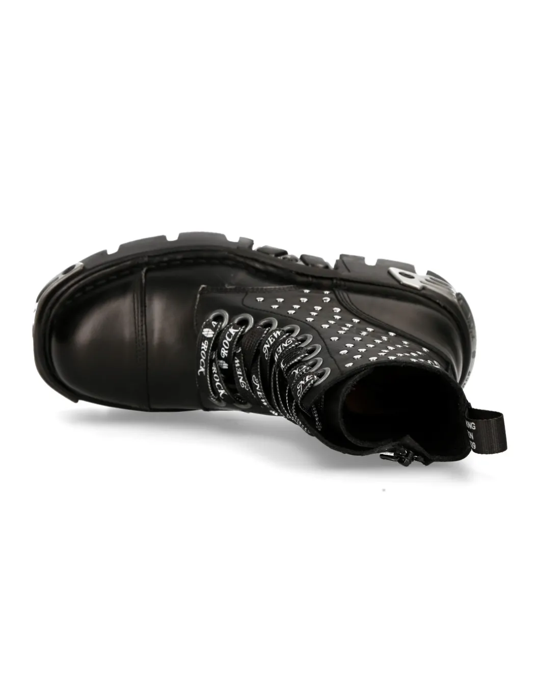 ANKLE BOOT BLACK REACTOR WITH LACES M-MILI247-C1