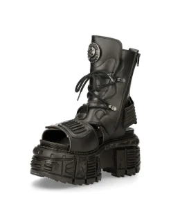 ANKLE BOOT BLACK TANK M-BIOS107-V1