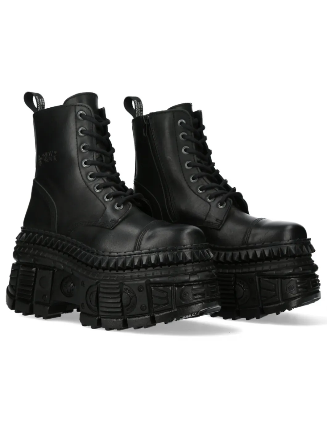 ANKLE BOOT BLACK TANK M-WALL083C-S3