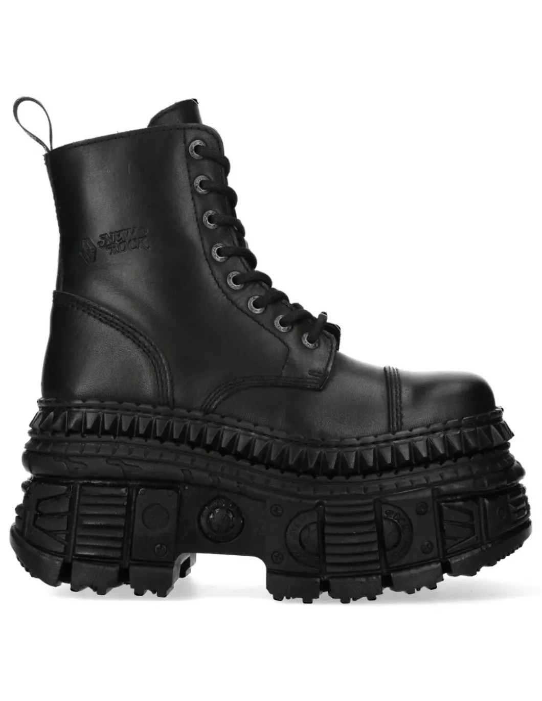 ANKLE BOOT BLACK TANK M-WALL083C-S3