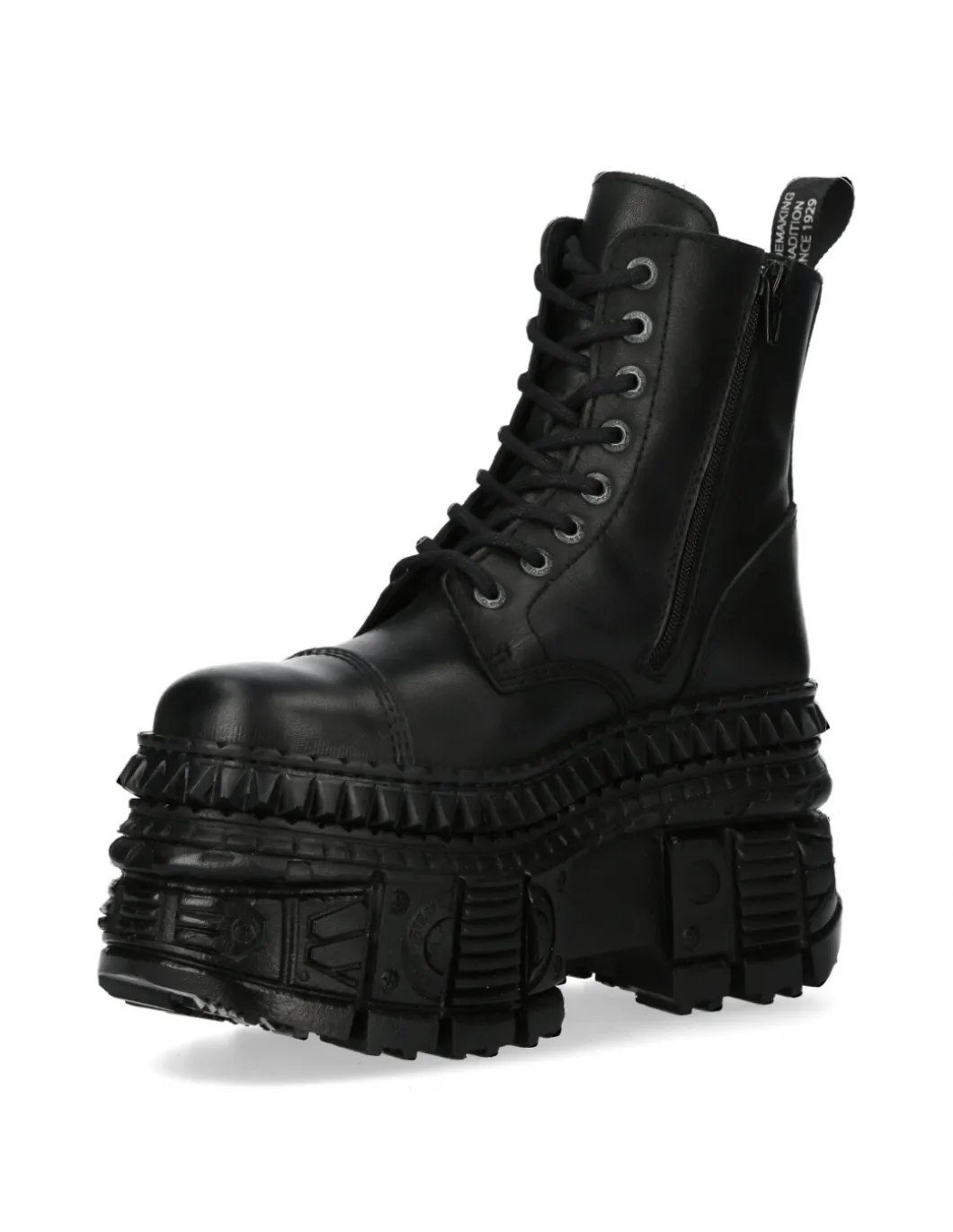 ANKLE BOOT BLACK TANK M-WALL083C-S3