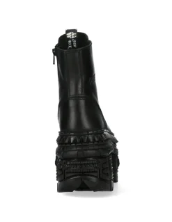 ANKLE BOOT BLACK TANK M-WALL083C-S3