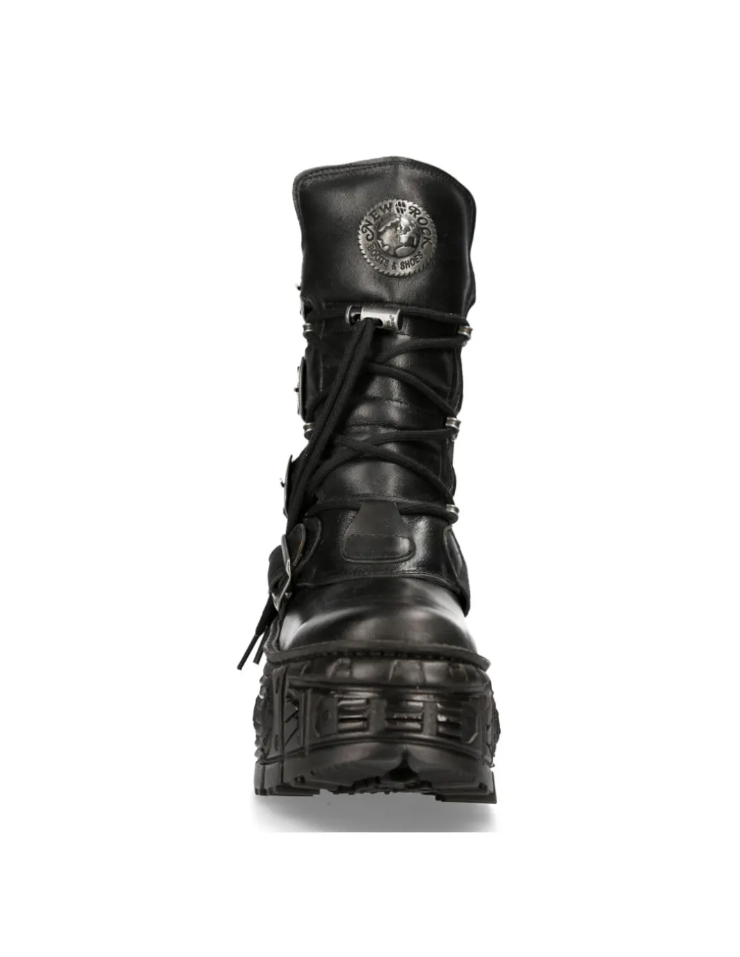 ANKLE BOOT BLACK TANK M-WALL028-C2