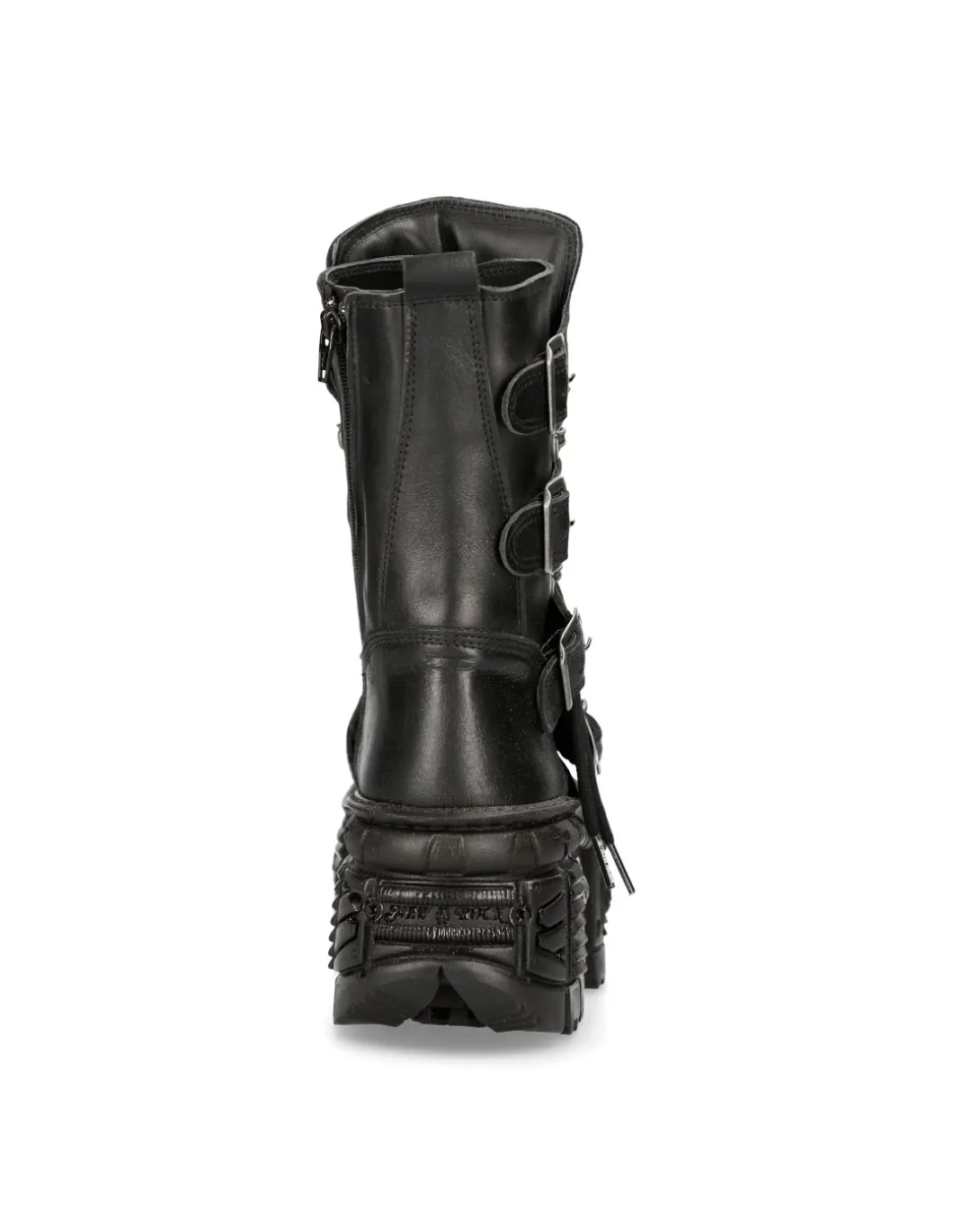 ANKLE BOOT BLACK TANK M-WALL028-C2