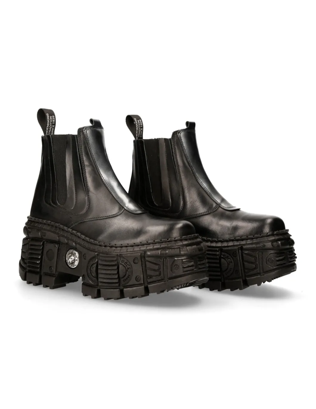 ANKLE BOOT BLACK TANK M-WALL049-C2