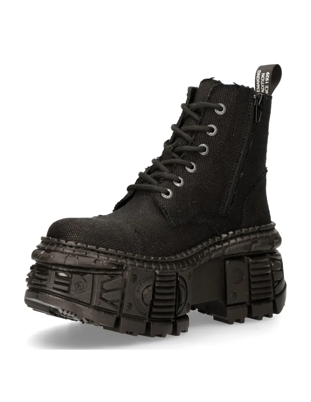ANKLE BOOT BLACK TANK M-WALL005-V38