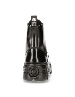 ANKLE BOOT BLACK TOWER WITH LACES M-WALL005N-C6