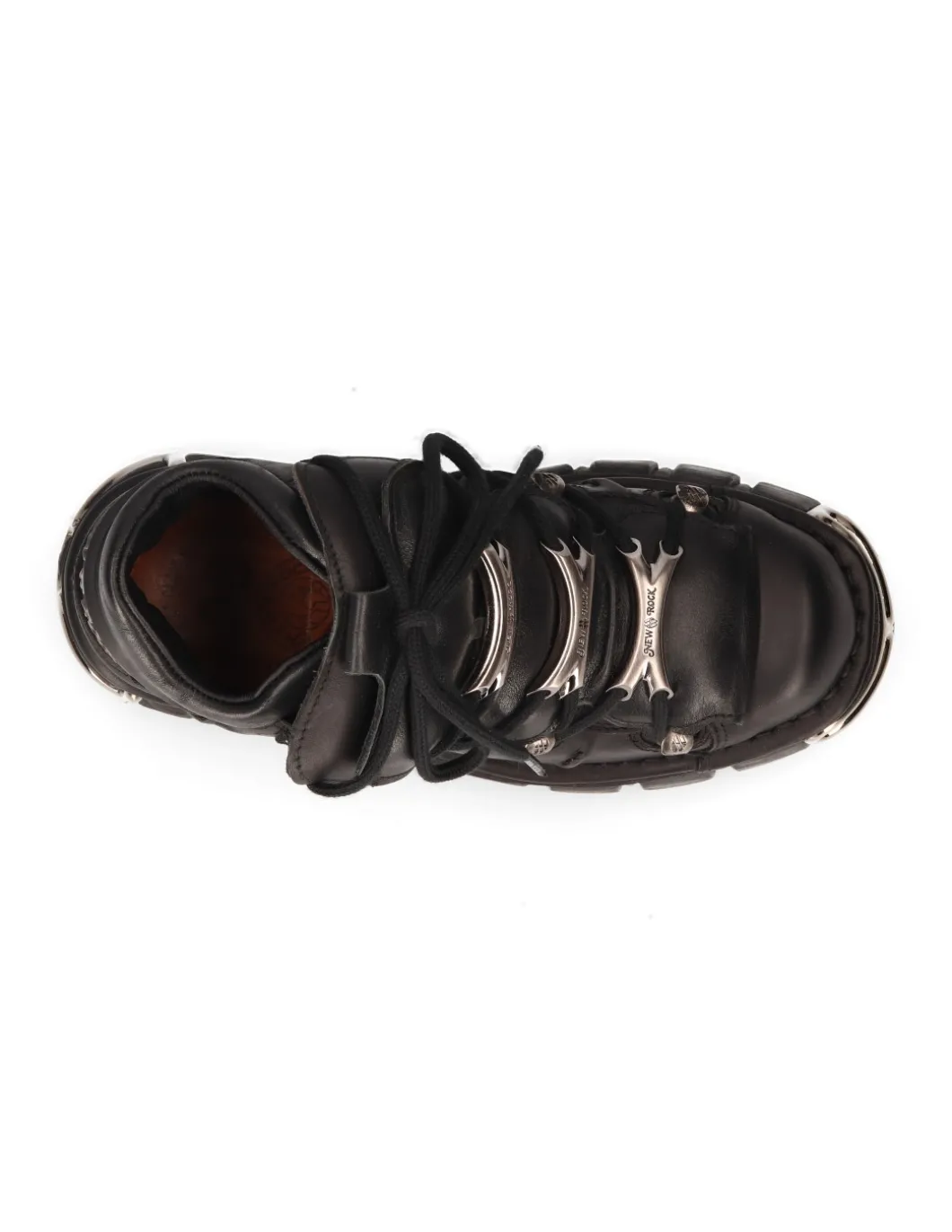 ANKLE BOOT BLACK TOWER WITH LACES M-106-S1