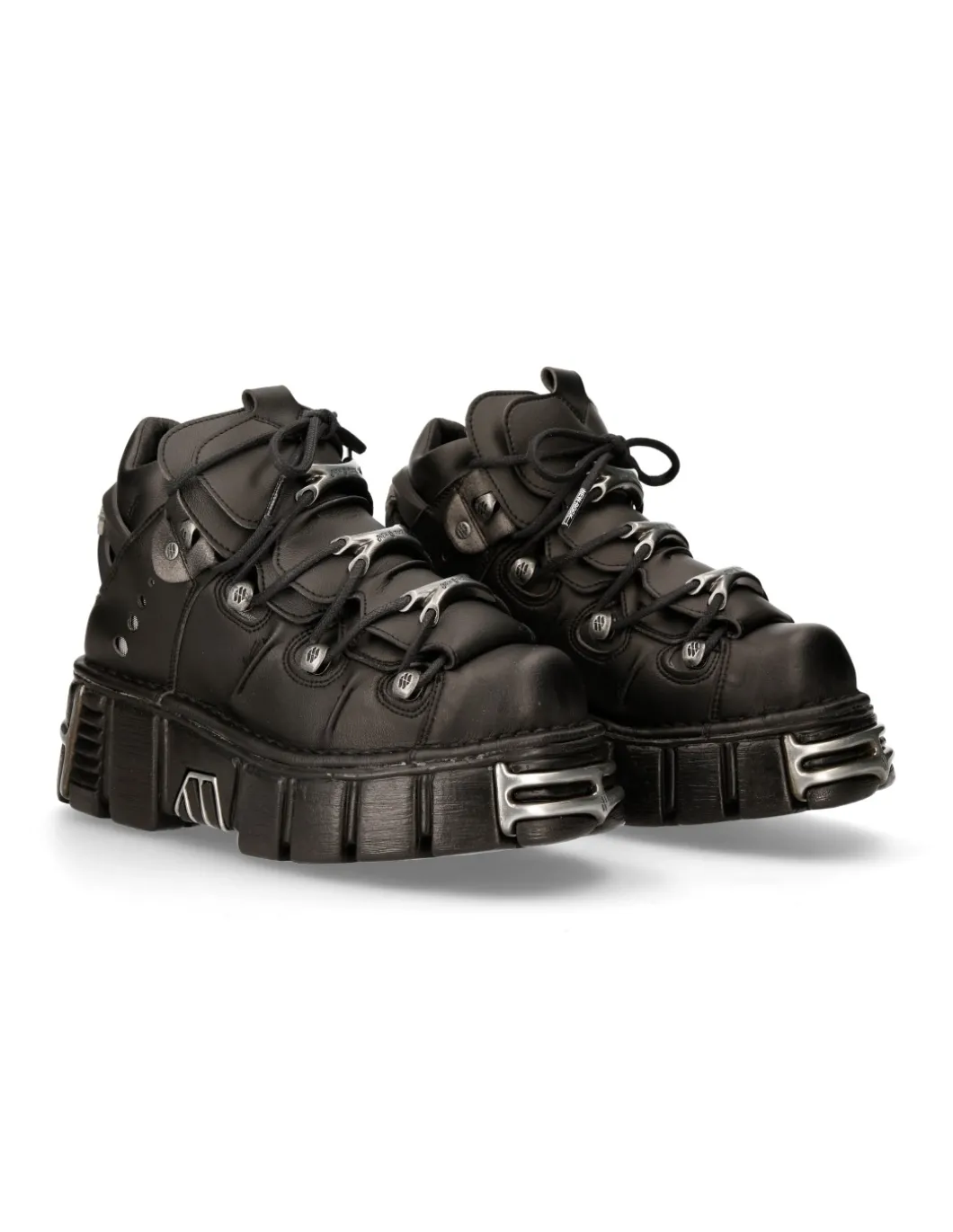 ANKLE BOOT BLACK TOWER WITH LACES M-106-VS1