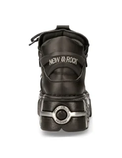 ANKLE BOOT BLACK TOWER WITH LACES M-106-VS1