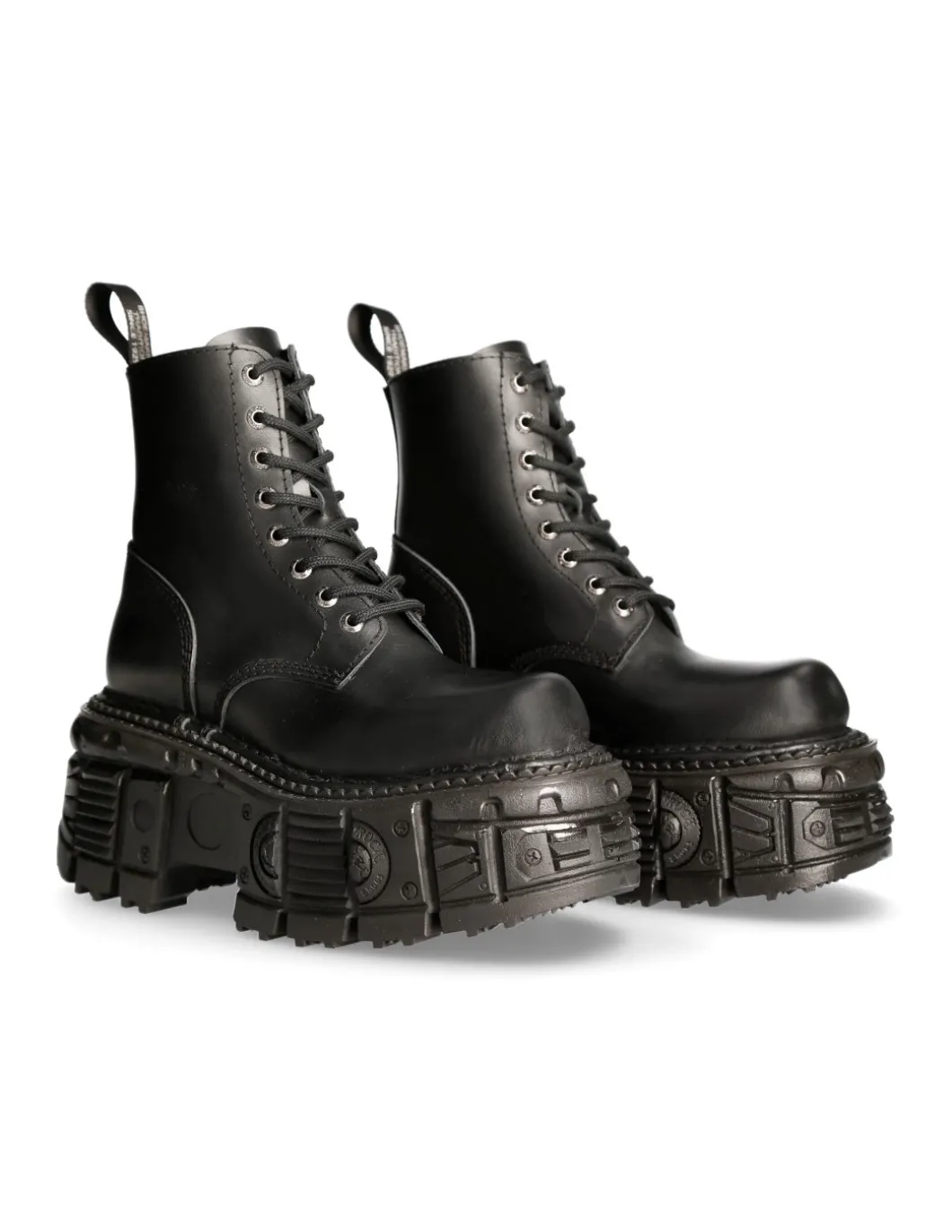 BLACK IMPERFECT WITH LACES M-MILI084N-S5