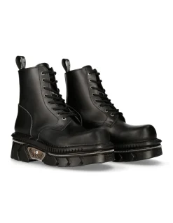 BLACK TECHNO WITH LACES M-MILI084N-S6