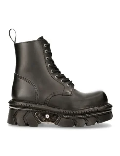 BLACK TECHNO WITH LACES M-MILI084N-S6