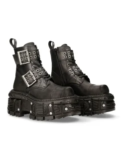 BOOT BLACK IMPERFECT M-MILI246-C1
