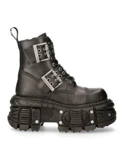 BOOT BLACK IMPERFECT M-MILI246-C1