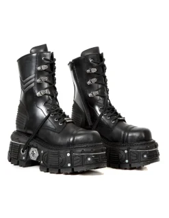 BOOT BLACK IMPERFECT M-TANK009-C1