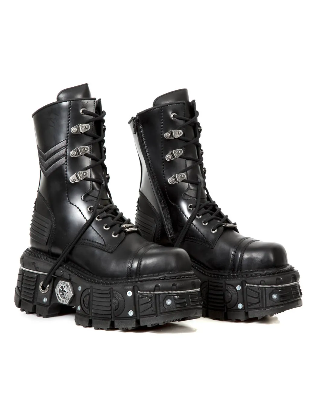 BOOT BLACK IMPERFECT M-TANK009-C1