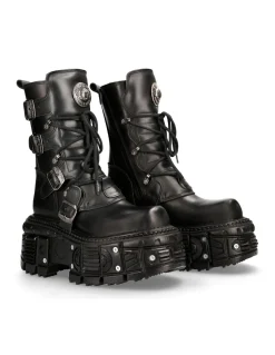 BOOT BLACK IMPERFECT M-TANK373-S1