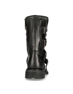 BOOT BLACK PLANING WITH LACES M-1473-S1