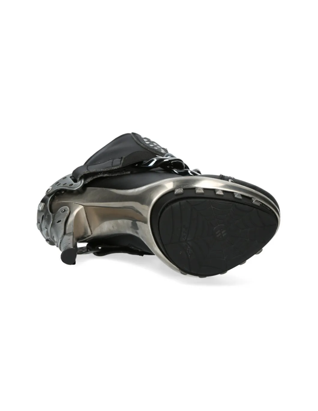 BOOT BLACK PLATF.ACERO M-PUNK003CAD-V1