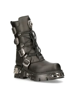 BOOT BLACK REACTOR WITH LACES M-373-S7