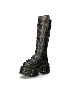 HIGH BOOT BLACK IMPERFECT M-151-C3