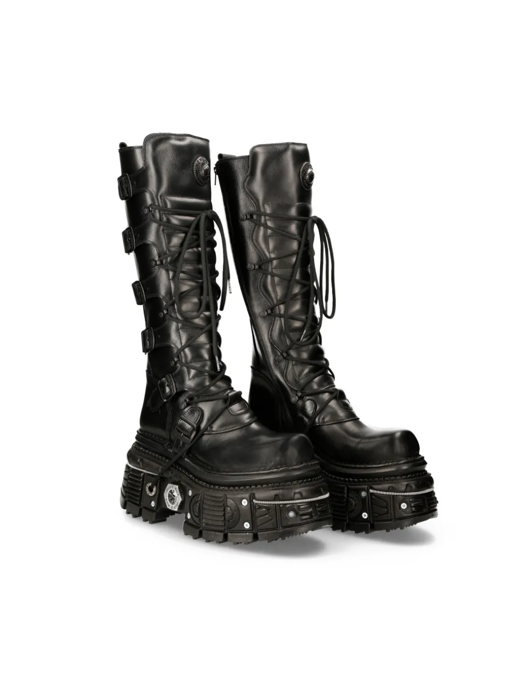 HIGH BOOT BLACK IMPERFECT M-272-C46