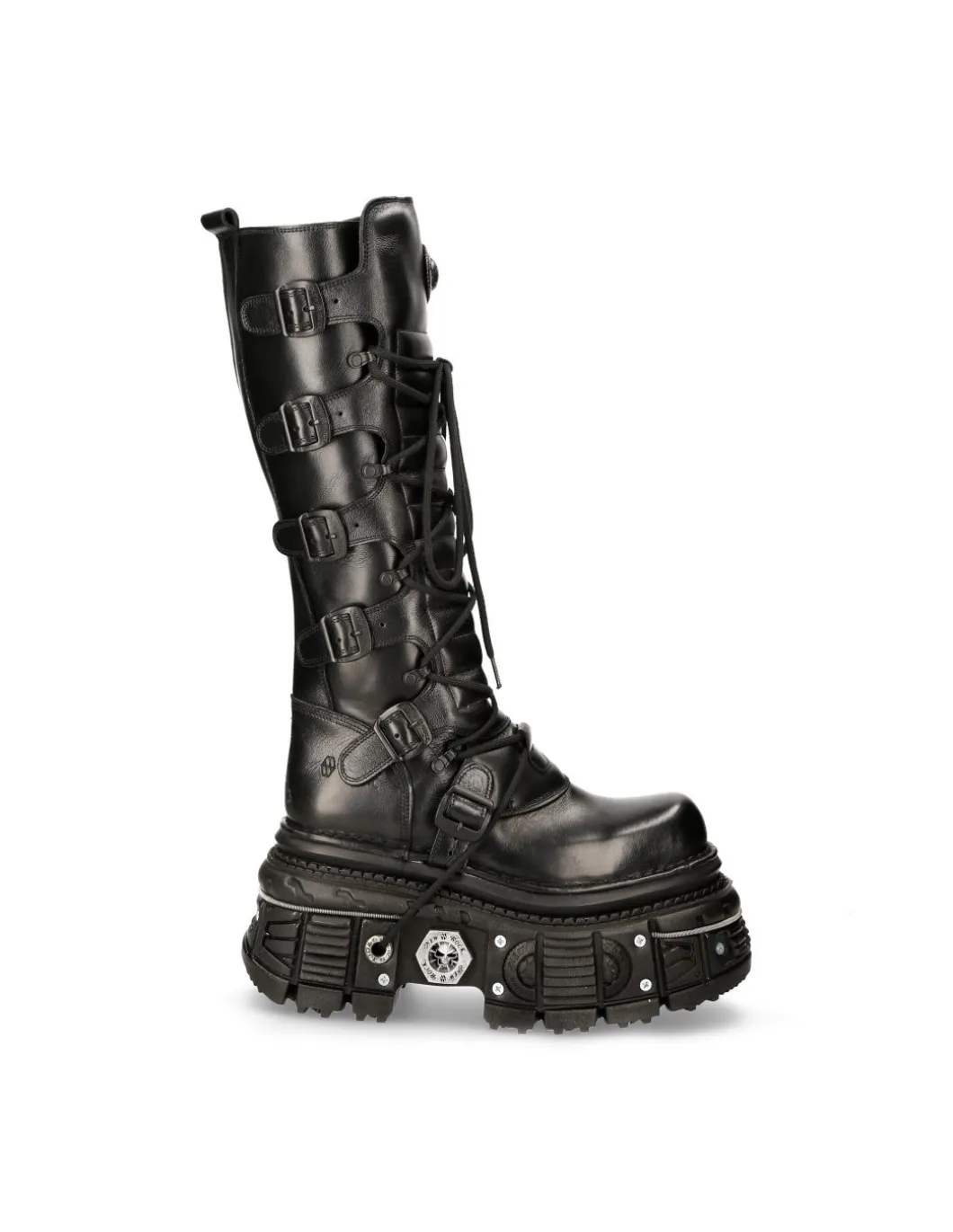 HIGH BOOT BLACK IMPERFECT M-272-C46