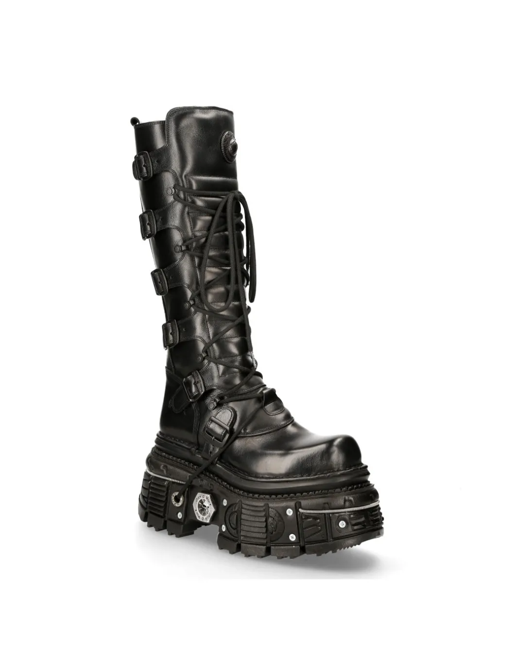 HIGH BOOT BLACK IMPERFECT M-272-C46