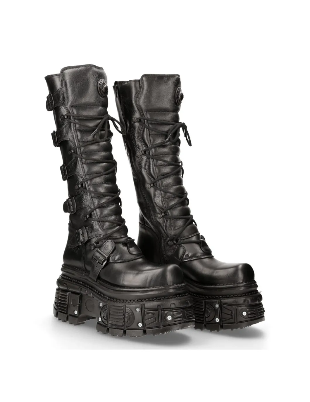 HIGH BOOT BLACK IMPERFECT M-272-C38