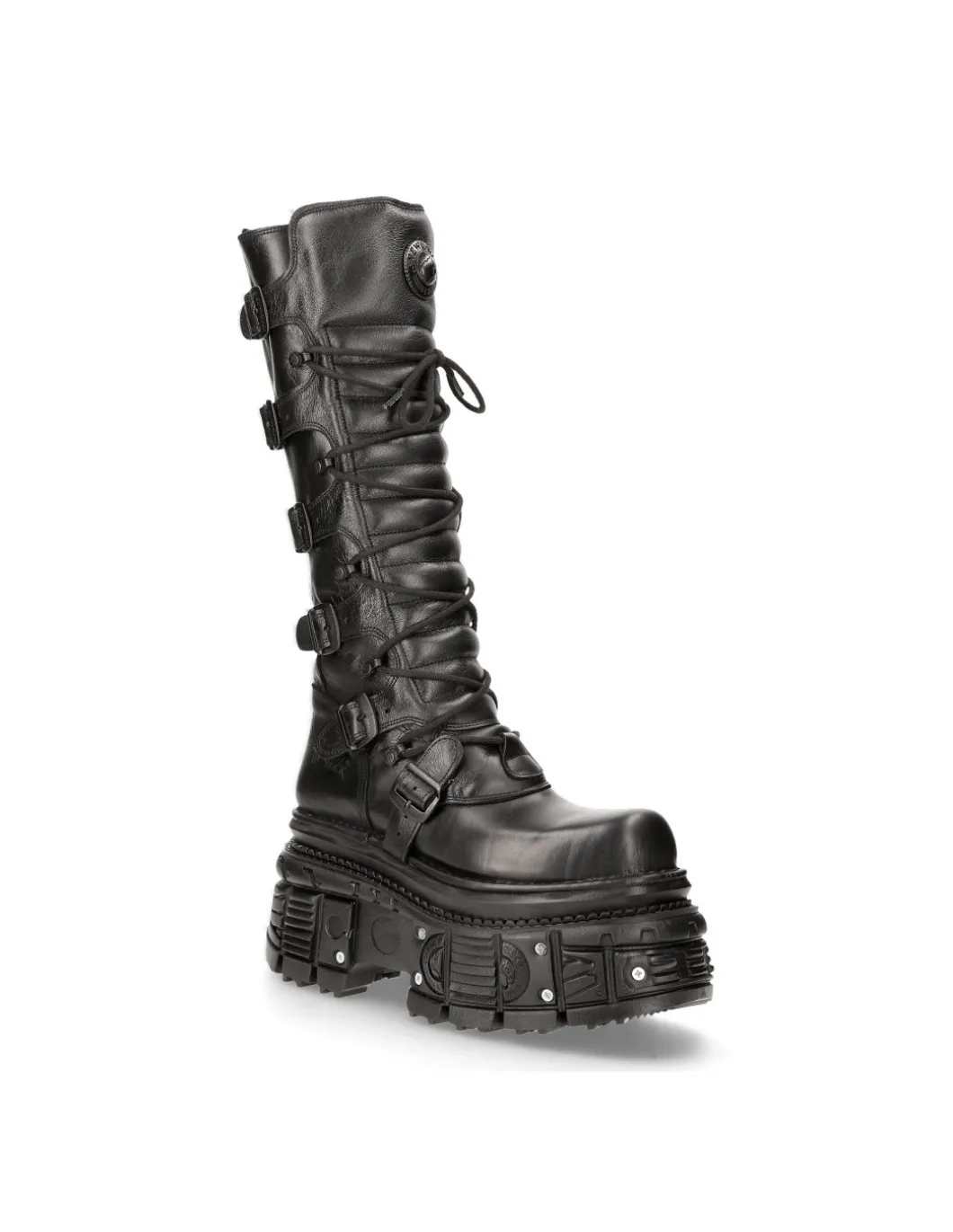 HIGH BOOT BLACK IMPERFECT M-272-C38
