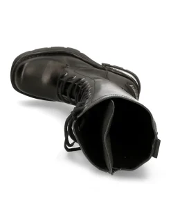 HIGH BOOT BLACK NEW WITH LACES M-236-S1