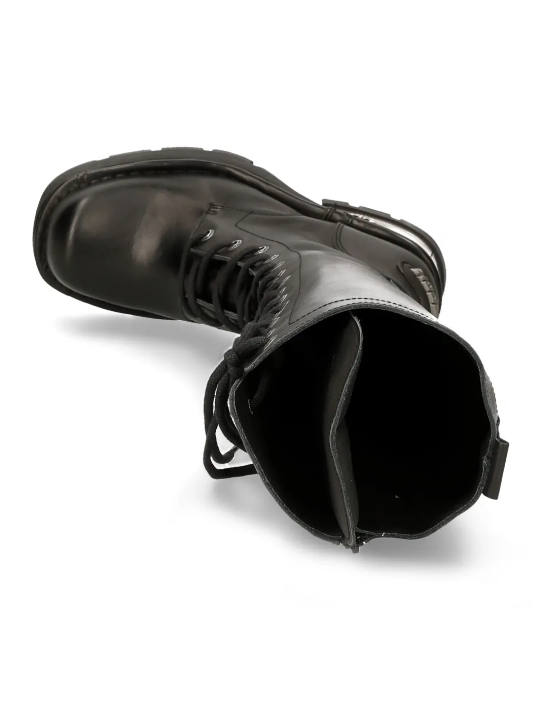 HIGH BOOT BLACK NEW WITH LACES M-236-S1