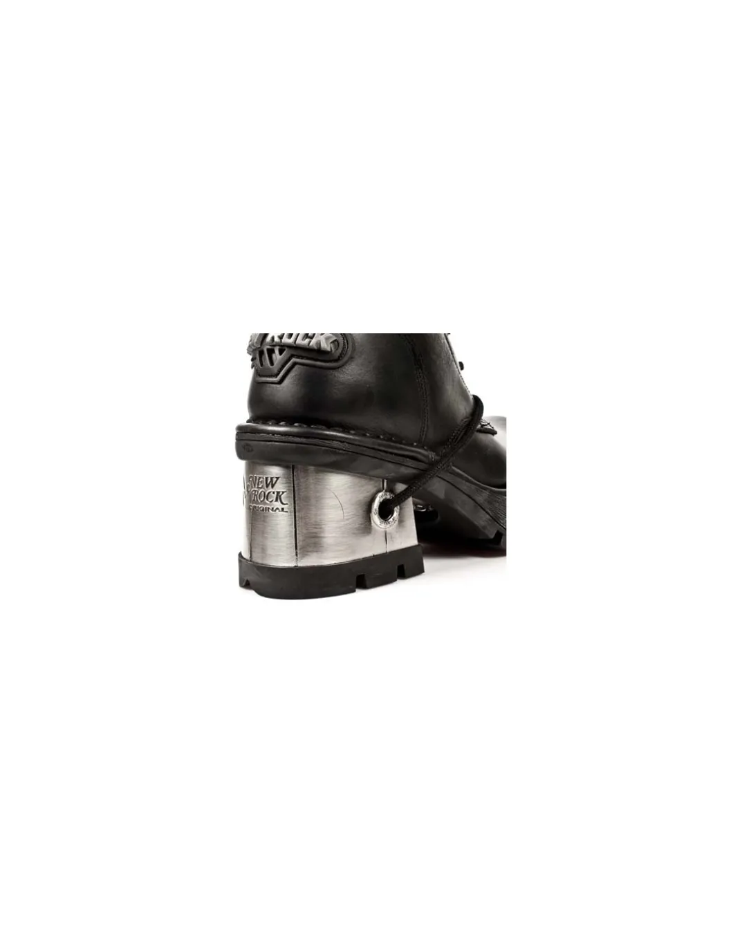 HIGH BOOT BLACK NEW WITH LACES M-236-S1